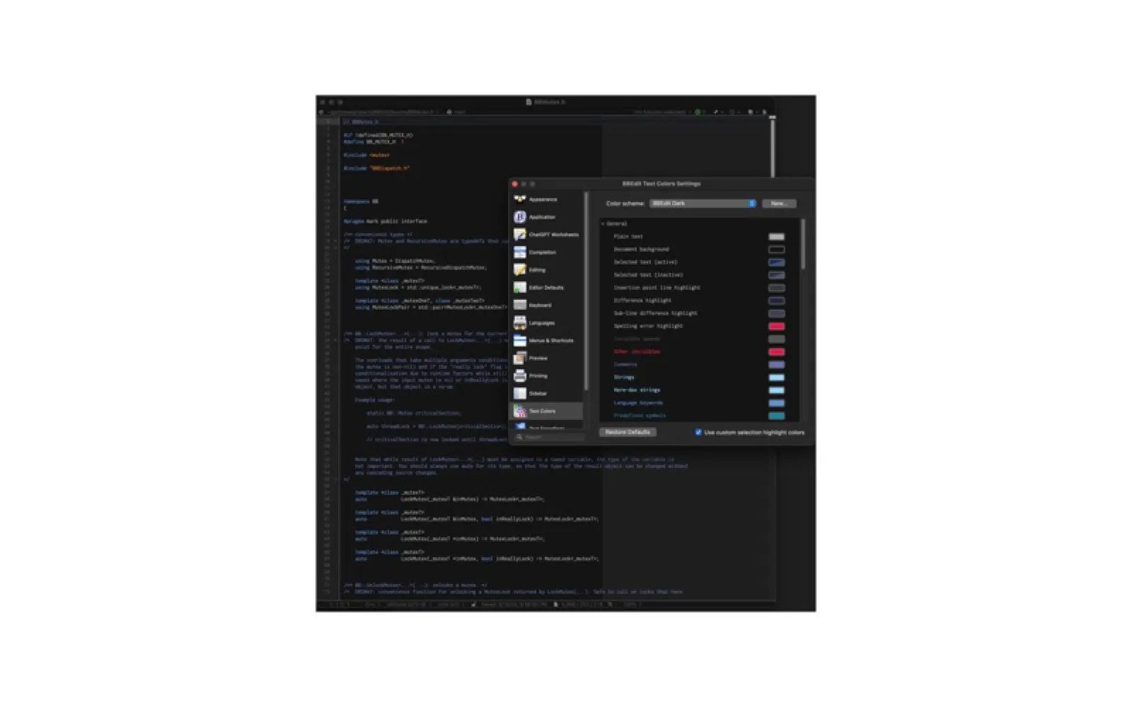 BBEdit screenshot 3 of 4
