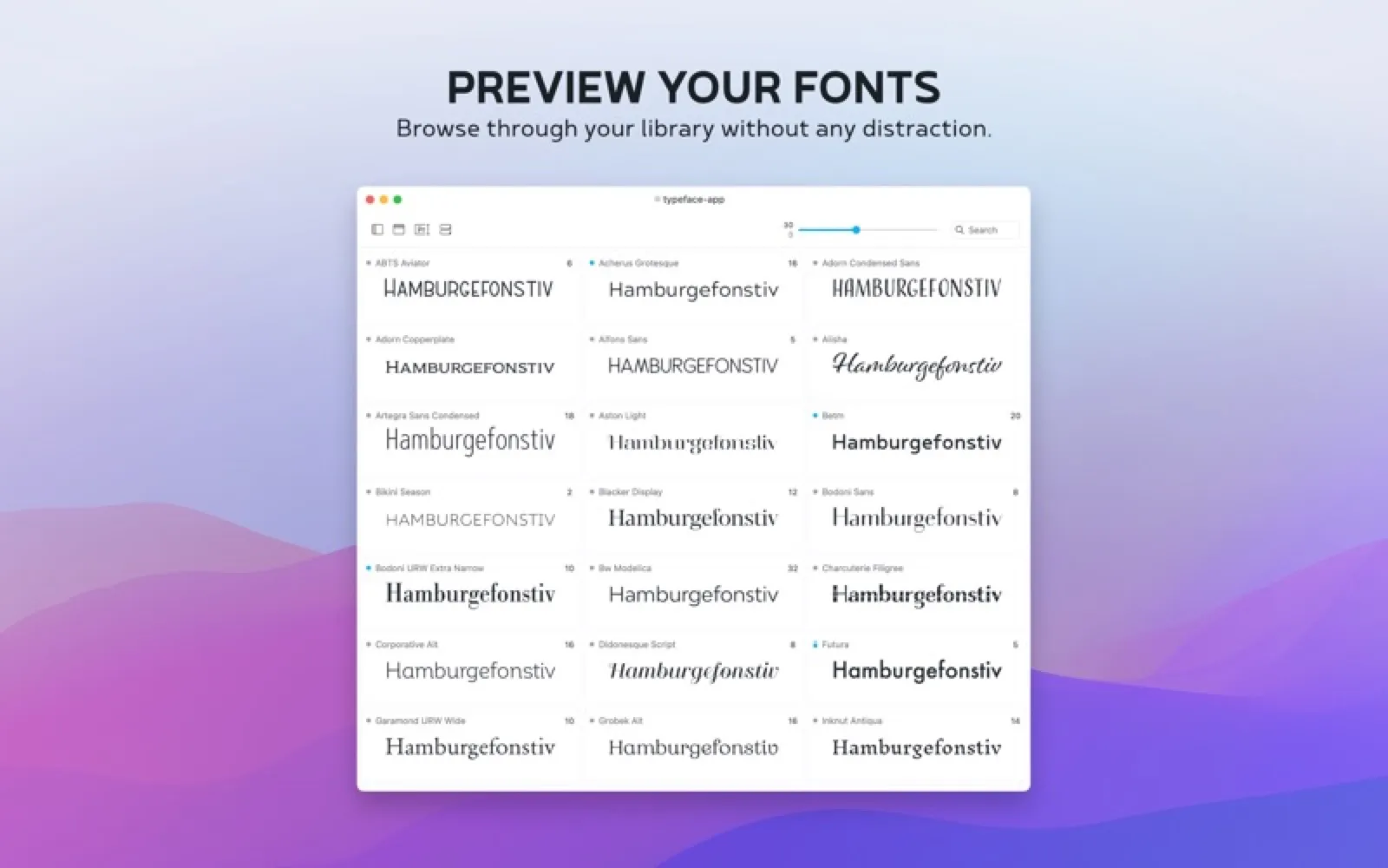 Typeface screenshot 1 of 4